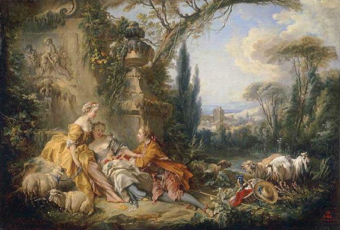 Francois Boucher Charms of Country Life china oil painting image